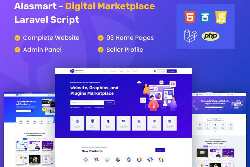 Alasmart v4.0.0 - Digital Product Download Marketplace Laravel Script