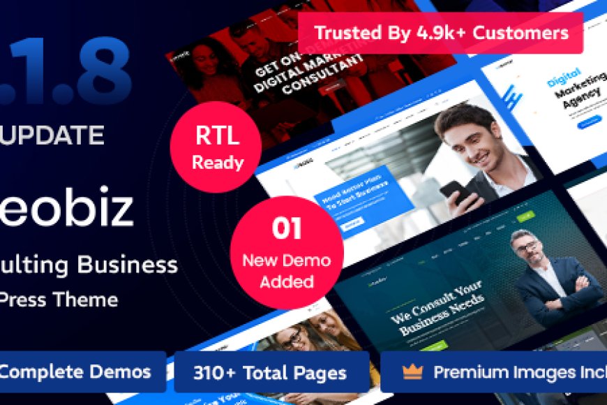 Reobiz v5.1.8 - Consulting Business WordPress Theme