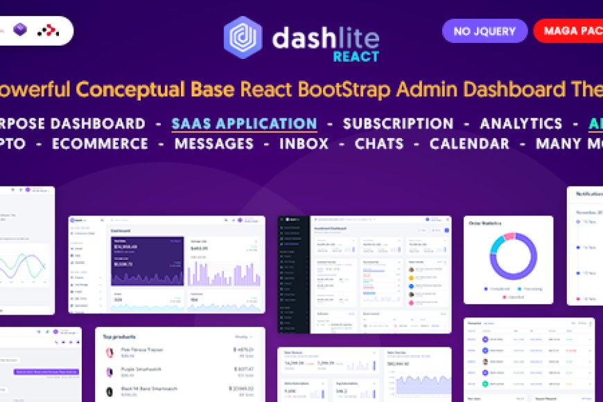 DashLite v1.8.0 - React Admin Dashboard Template