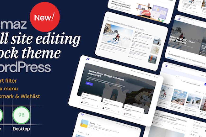 Ncmaz v1.4.1- News Magazine Full Site Editing WordPress Block Theme