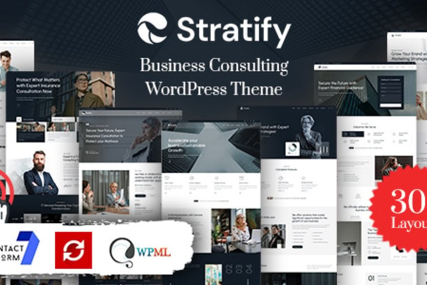 Stratify v1.1 - Business Consulting WordPress Theme