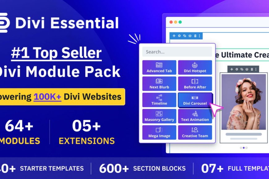 Divi Essential v4.9.11 - Divi Extension