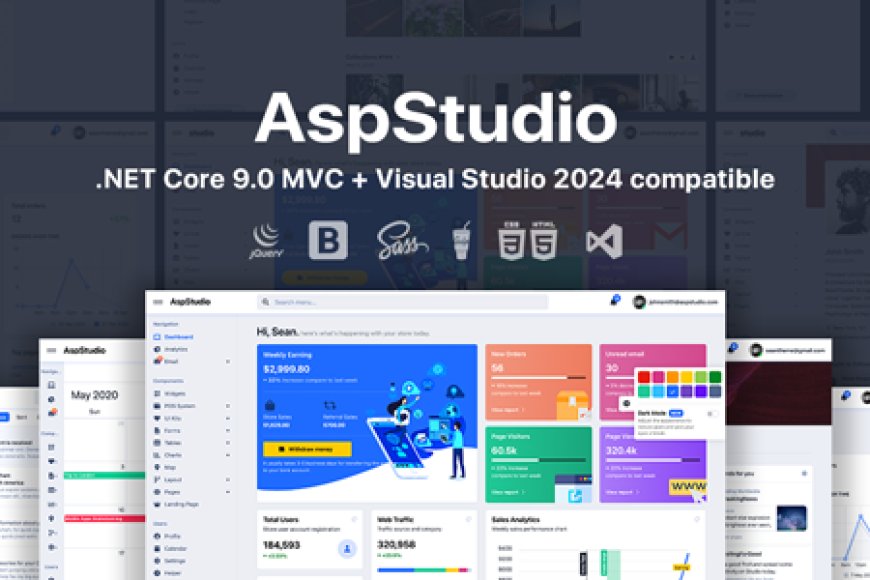 AspStudio v4.5 - ASP.NET Core 9.0 MVC Bootstrap 5 Admin Template