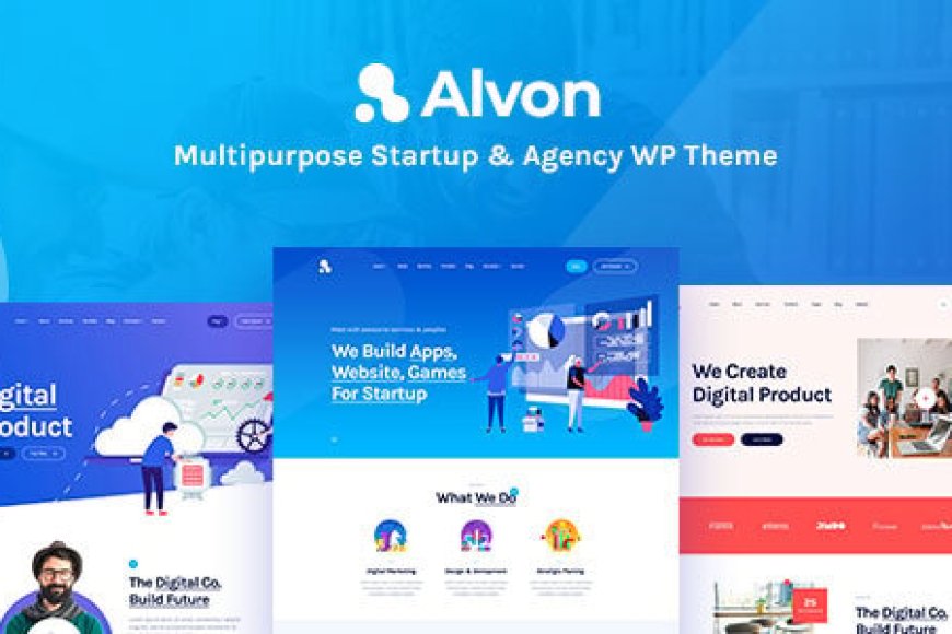 Alvon v2.0.2 - Multipurpose Startup & Agency WordPress Theme