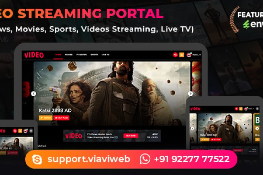 Video Streaming Portal v2.4 - TV Shows, Movies, Sports, Videos Streaming, Live TV - nulled