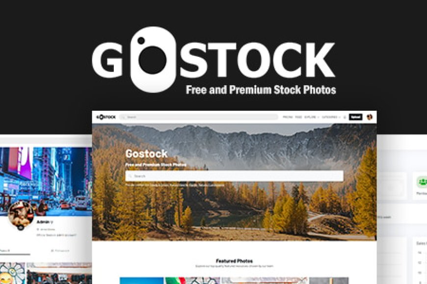 GoStock v5.6 - Free and Premium Stock Photos Script