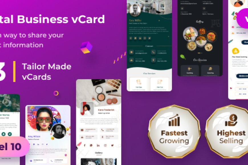 vCard SaaS v11.0.0 - Business Card Builder SaaS - Laravel VCard Saas - NFC Card
