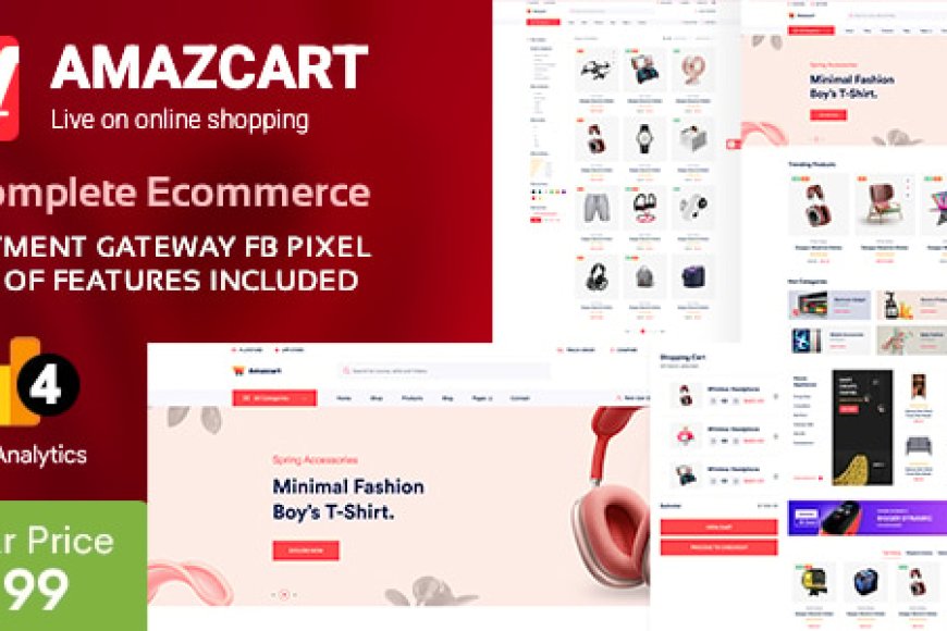 AmazCart v4.7 - Laravel Ecommerce System CMS