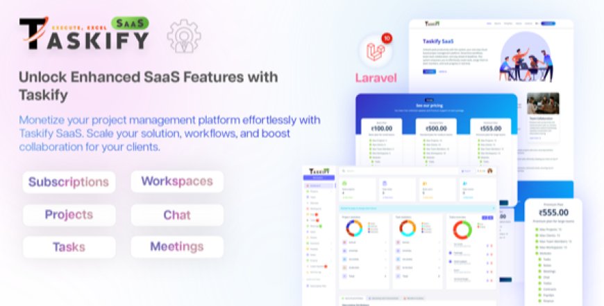 Taskify SaaS v1.1.2 - Project Management System in Laravel