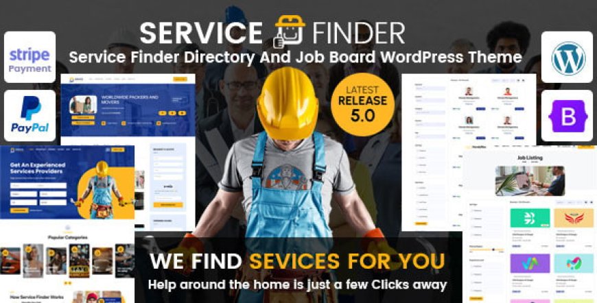 Service Finder v5.0 - Provider and Business Listing Theme