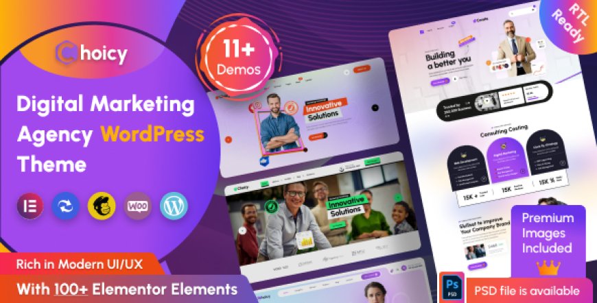 Choicy v2.0.5 - Digital Marketing Agency WordPress Theme