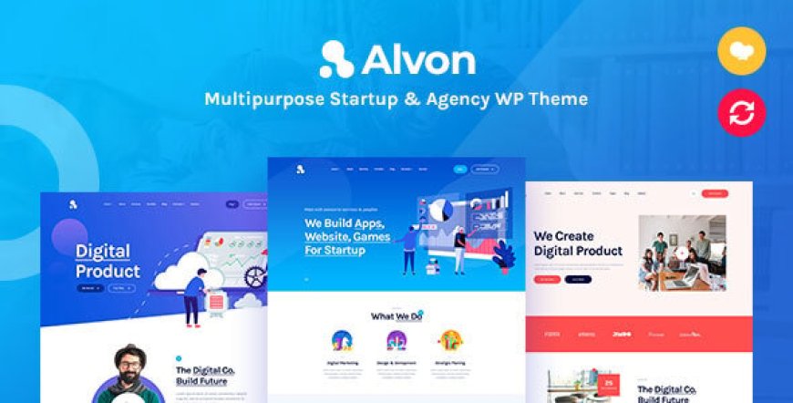 Alvon v2.0.2 - Multipurpose Startup & Agency WordPress Theme