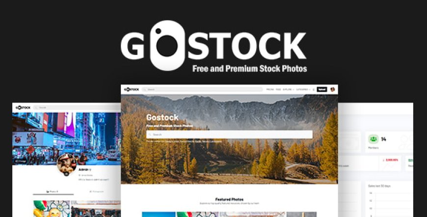 GoStock v5.6 - Free and Premium Stock Photos Script