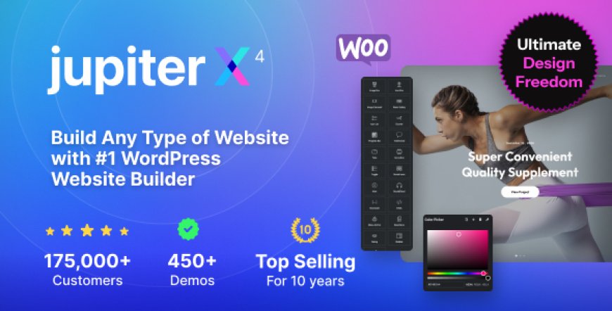 JupiterX v4.8.6 - Website Builder For WordPress & WooCommerce