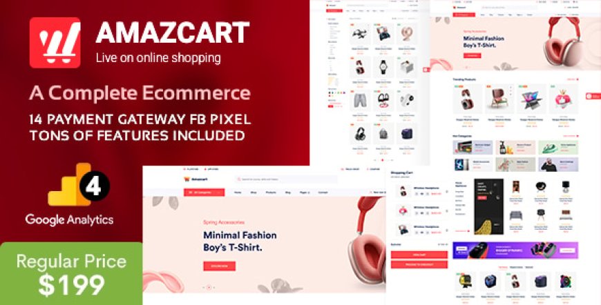 AmazCart v4.7 - Laravel Ecommerce System CMS