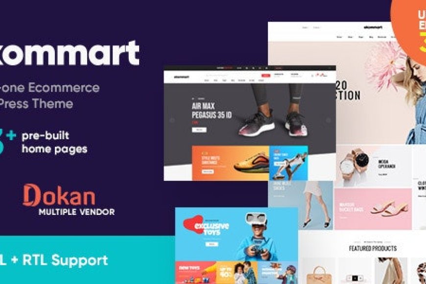 ekommart v4.1.6 - All-in-one eCommerce WordPress Theme