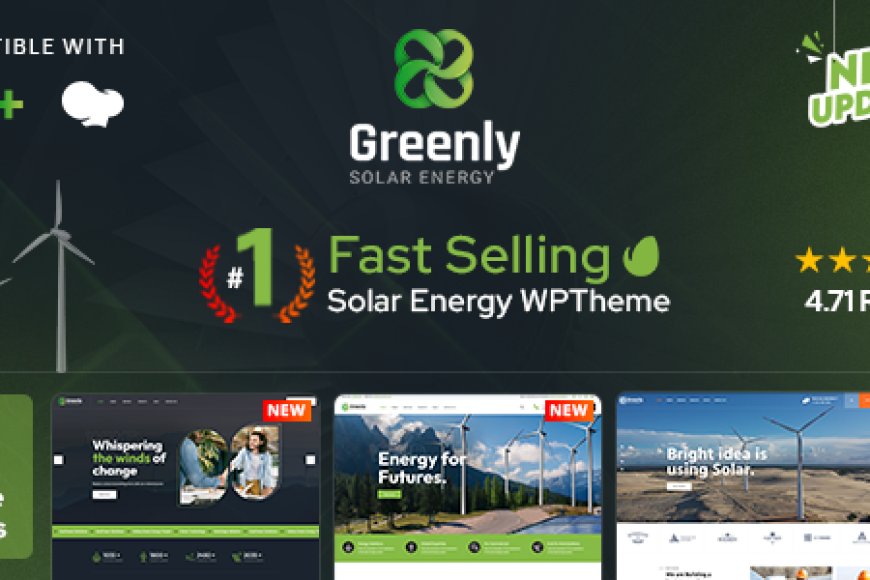 Greenly v7.5 - Ecology & Solar Energy WordPress Theme