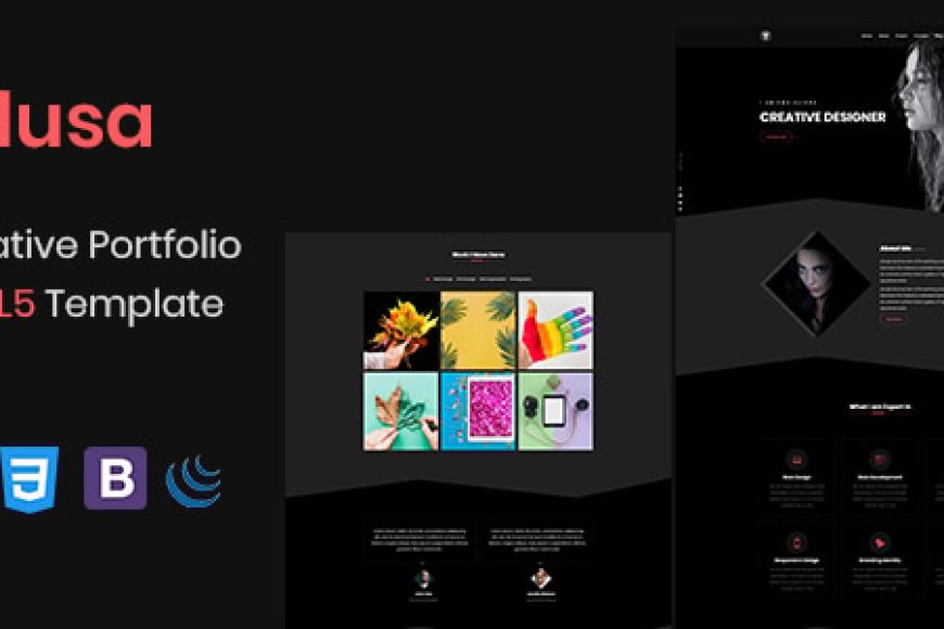 Telusa - Creative Portfolio HTML5 Template