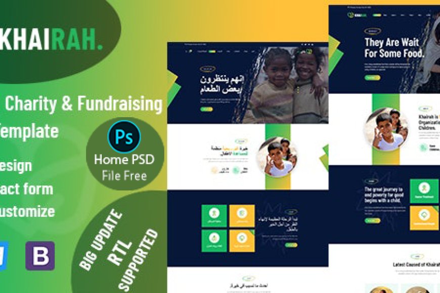 Khairah - Charity Nonprofit HTML5 Template