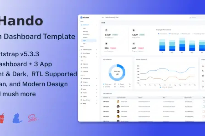 Hando - Bootstrap 5 Admin & Dashboard Template