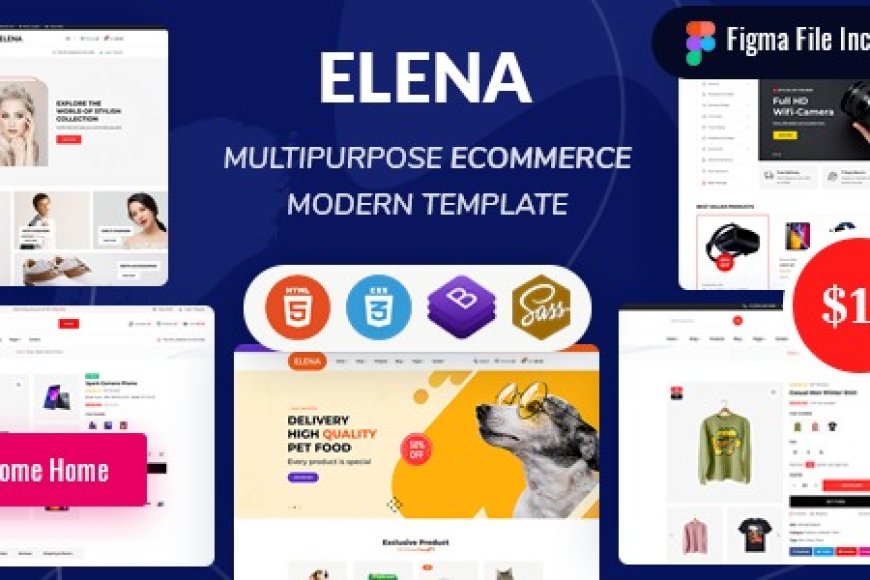 Elena - Multipurpose Ecommerce Modern HTML Template
