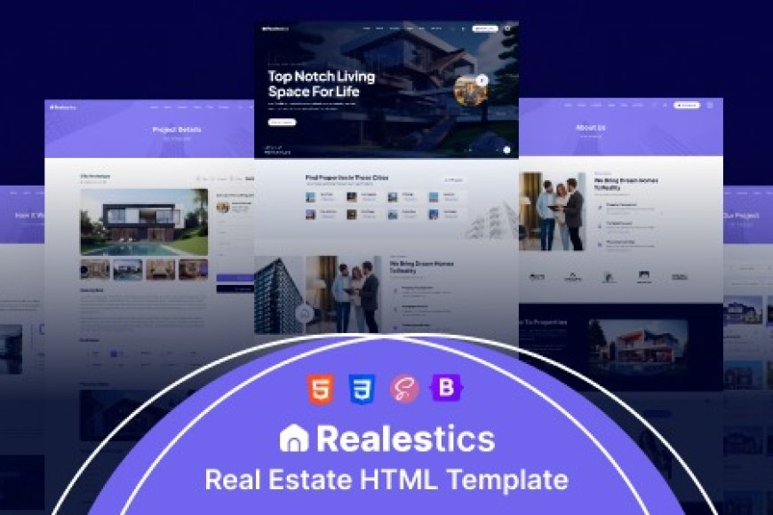 Realestics - Real Estate HTML Template