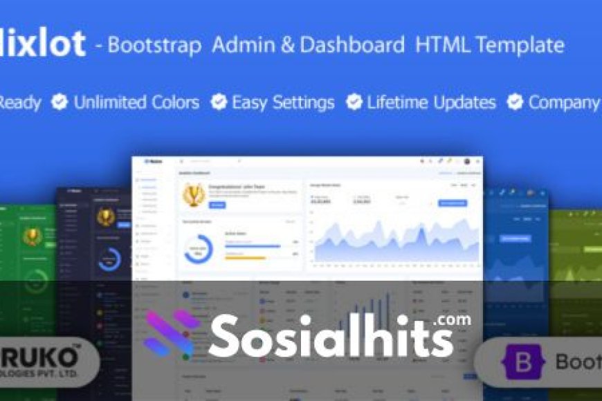 Nixlot v3.0 – Bootstrap Admin & Dashboard HTML Template