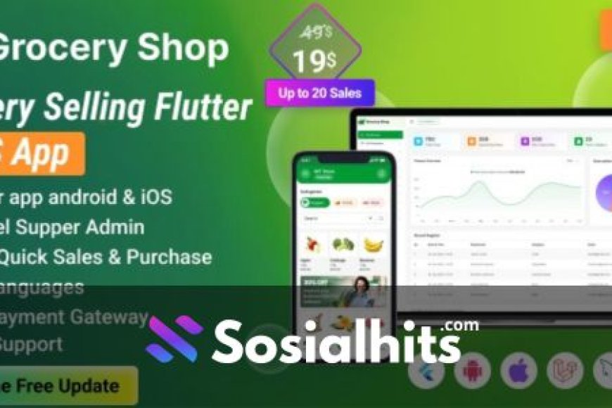 Grocery Shop v1.1 - Grocery Selling Flutter App with Admin panel SAAS