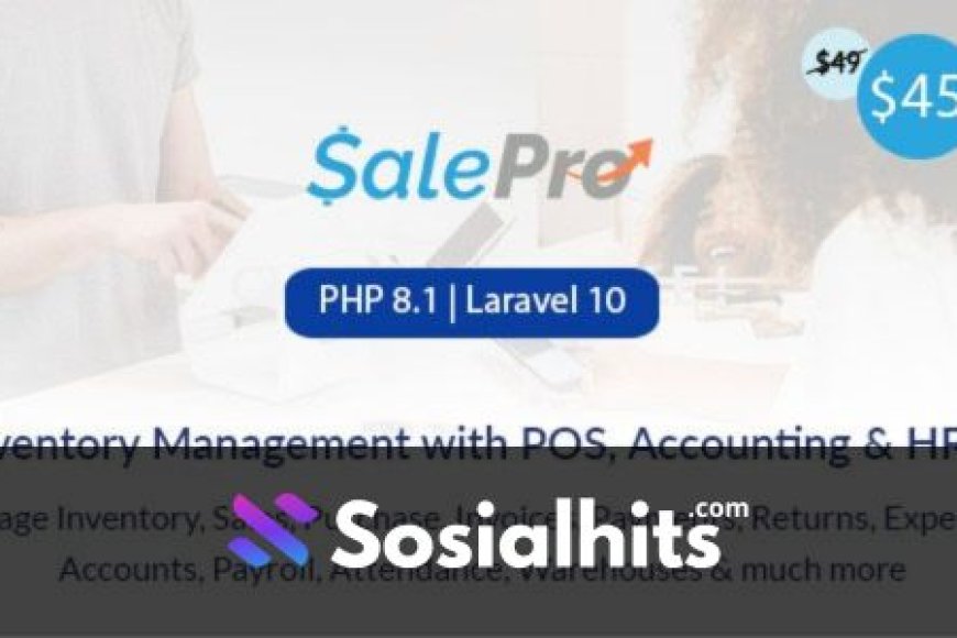 SalePro v5.4.1 - POS, Inventory Management System with HRM & Accounting