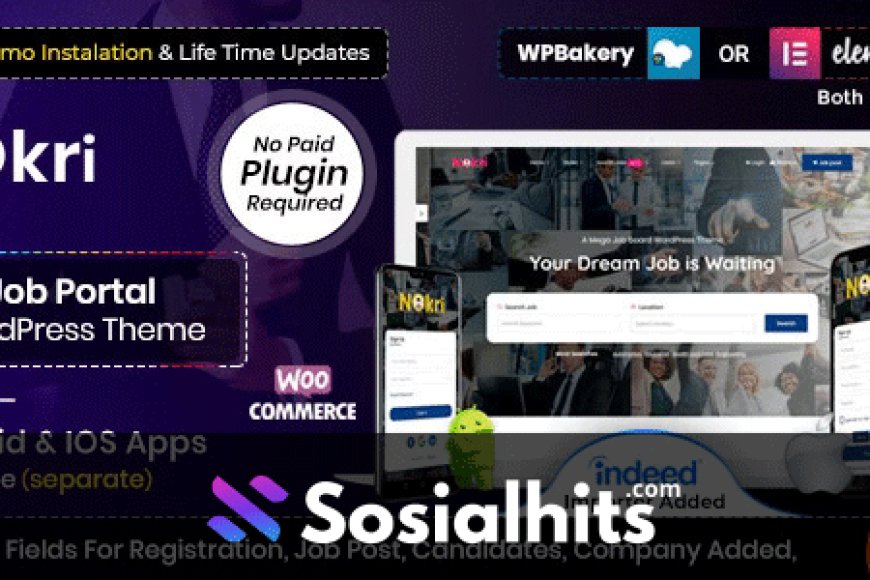 Nokri v1.6.0 - Job Board WordPress Theme