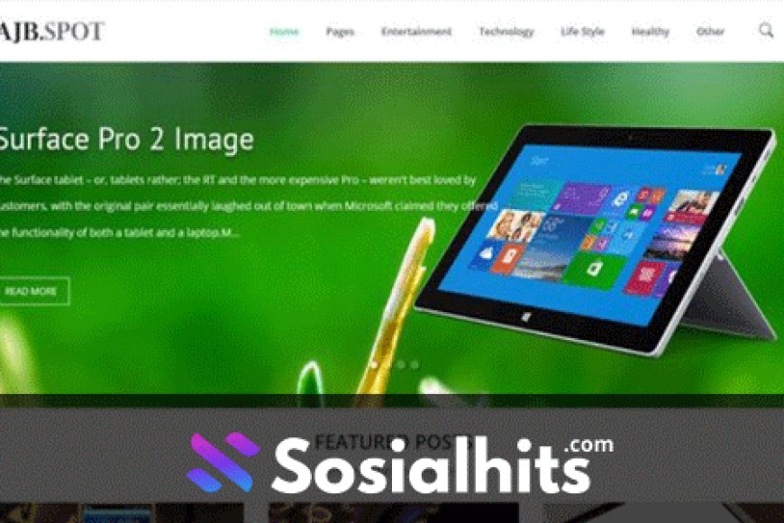 free download premium Ajbspot Responsive MultiPurpose Blogger Template
