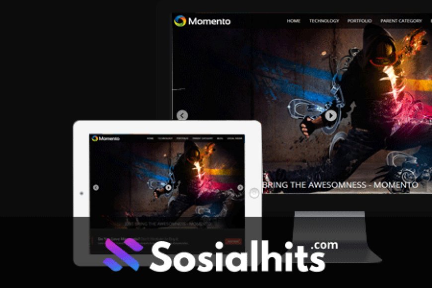 Free Download Momento Blogger Template