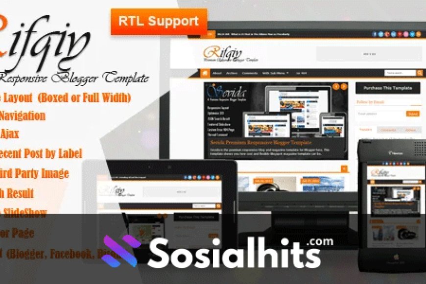 free download Rifqiy blogger template
