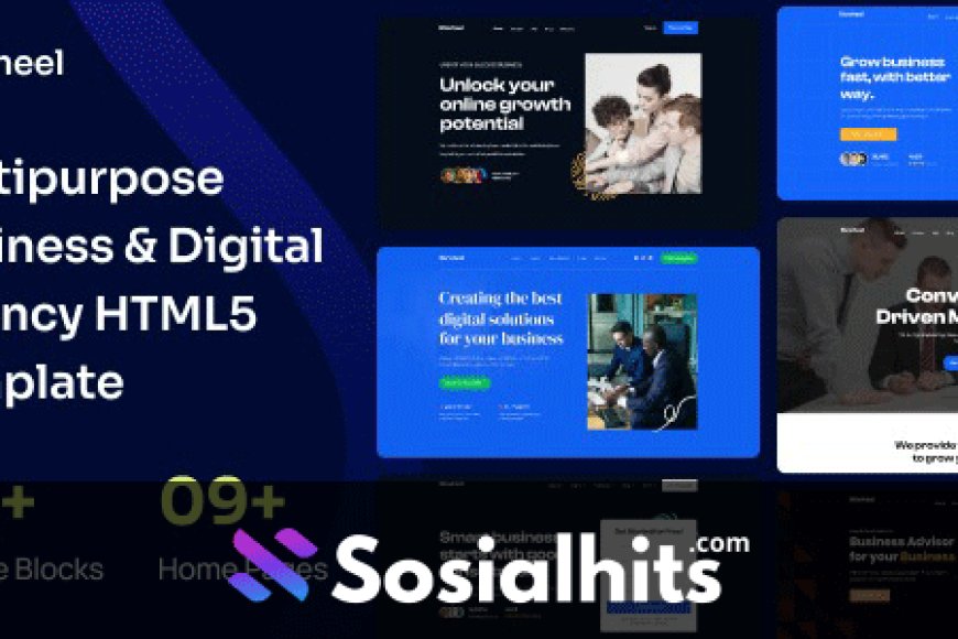 Bizwheel – Multipurpose Business & Digital Agency HTML5 Template
