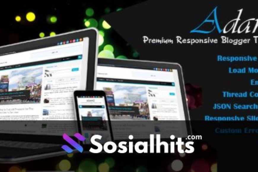 adamz blogger template free download latest Version