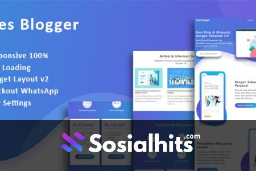 Violone Landing Page Blogger Template free download