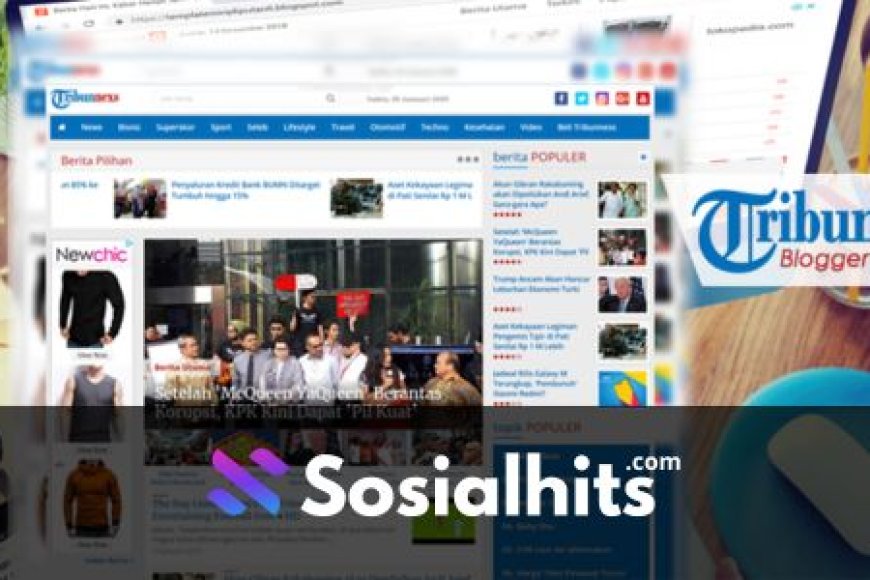 TribunNews Blogger Template Free Download for News and Magazine Blogs
