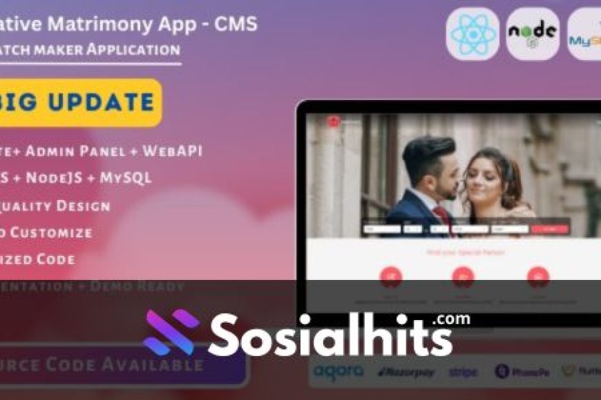 Matrimony App v1.7 - Match Maker - Full Project (Mobile App, Admin Panel, API, Database)