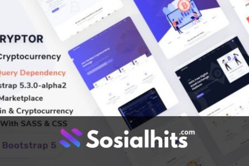 Cryptor v1.2.0 - NFT Marketplace & Cryptocurrency Bootstrap 5 Landing Template