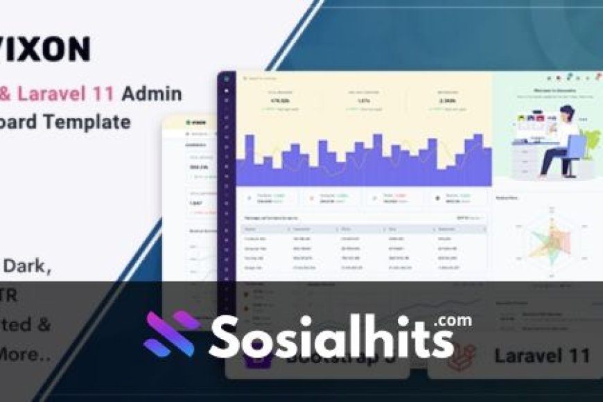 Vixon - HTML & Laravel 11 Admin Template