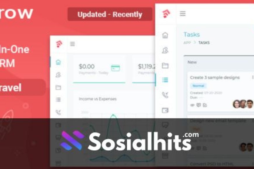 Grow CRM v2.8 - Laravel Project Management