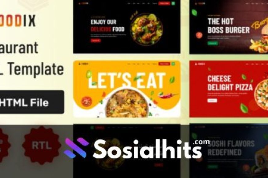 Foodix - Fast Foods & Restaurants HTML + RTL Template