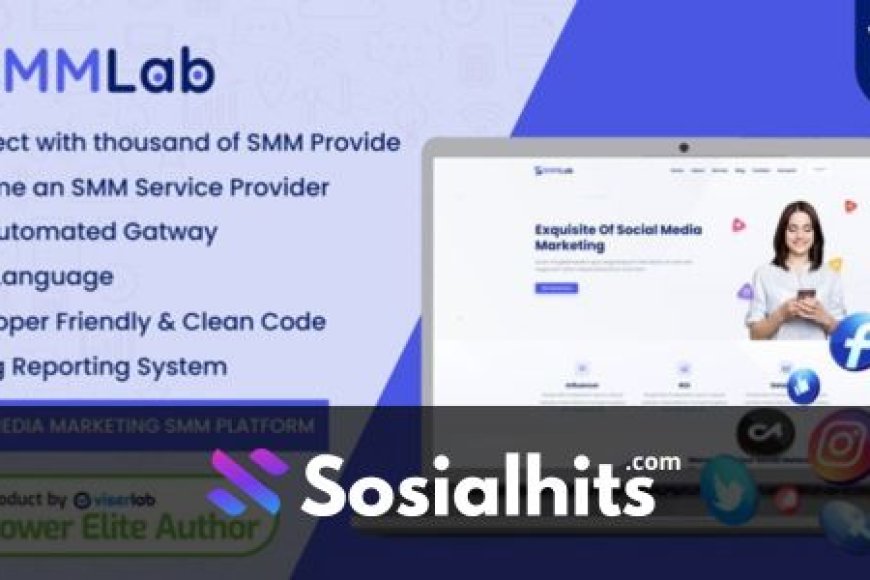 SMMLab v3.1 - Social Media Marketing SMM Platform