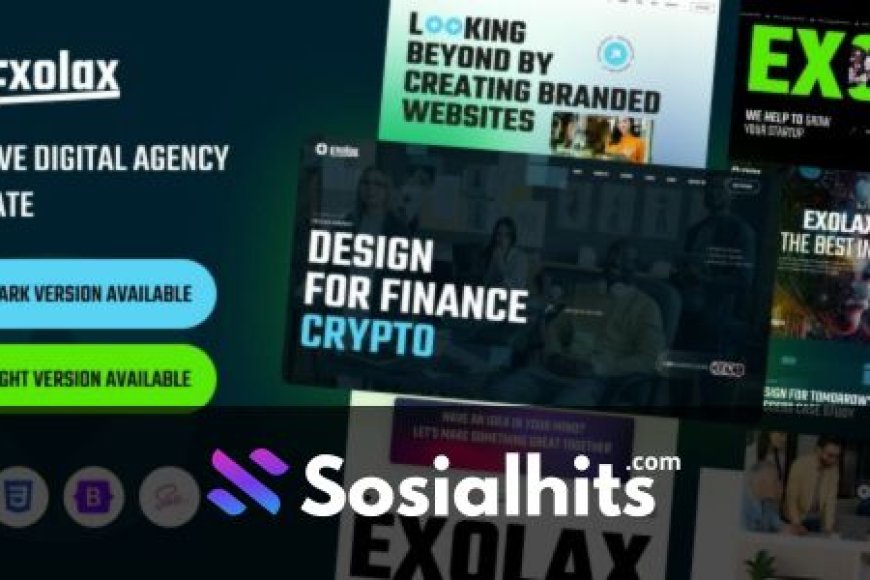 Exolax - Creative Digital Agency Template