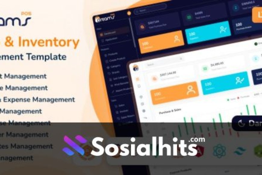 DreamsPOS v2.0.6 - POS & Inventory Management Admin Dashboard Template (HTML Angular 18 React Vue Laravel)