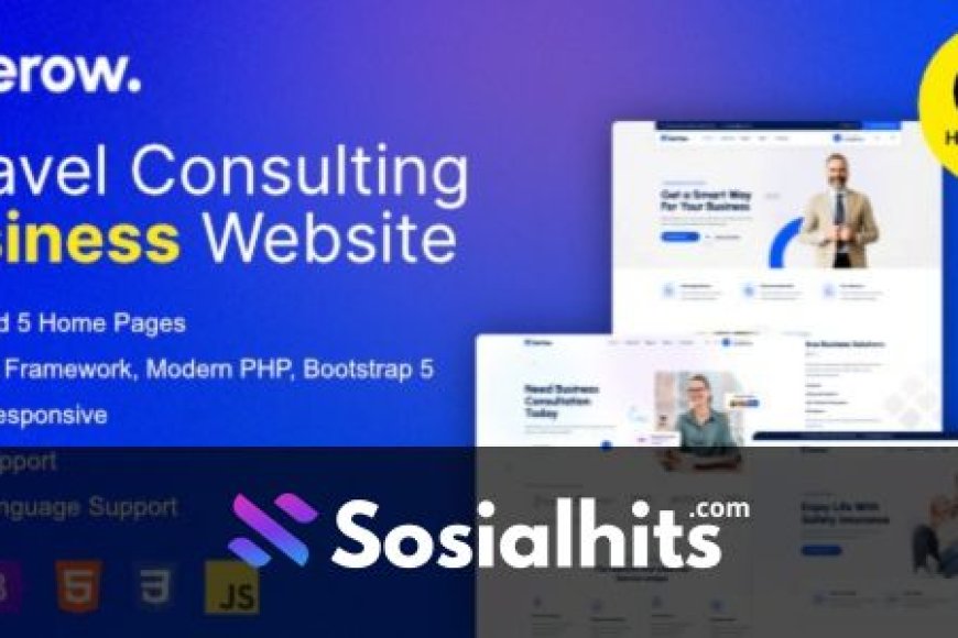 Gerow v1.7.0 - Business Consulting Laravel Script