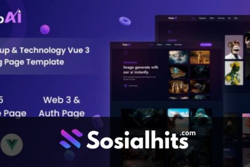 WebAi - AI Startup & Technology Vue 3 Landing Page Template