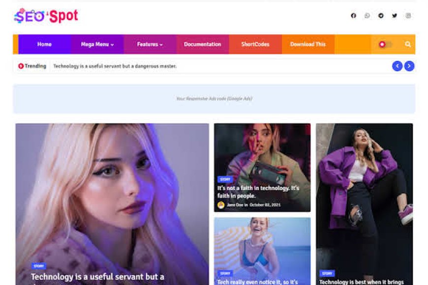 SEO Spot: Magazine Blogger Template - Review and Download Guide