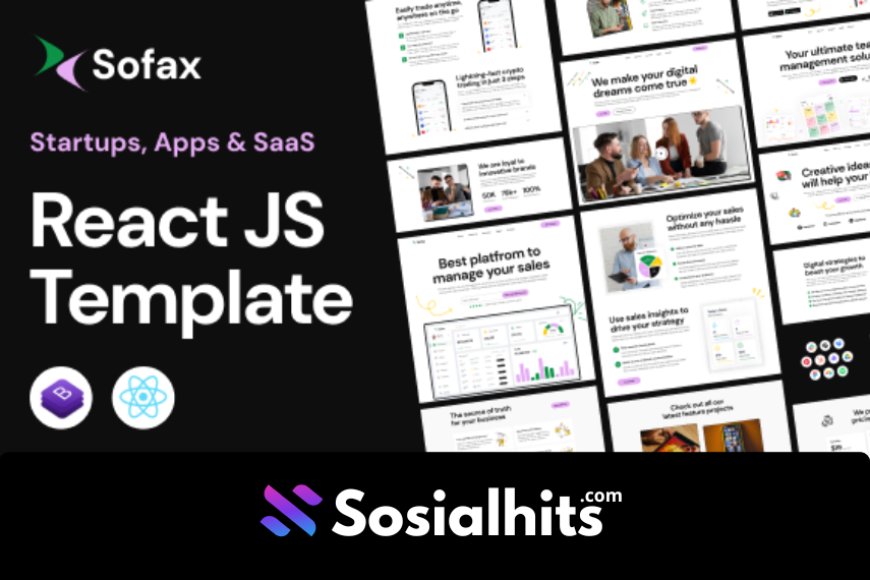 React Js Template - Sofax Saas Startup