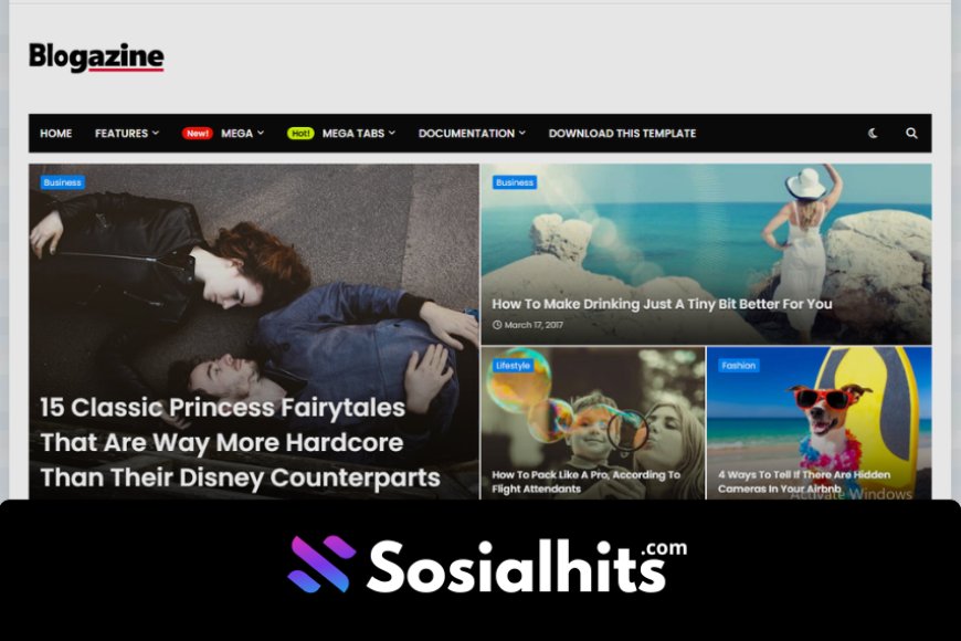 Blogger Template - Blogazine v1.0 Responsive Magazine